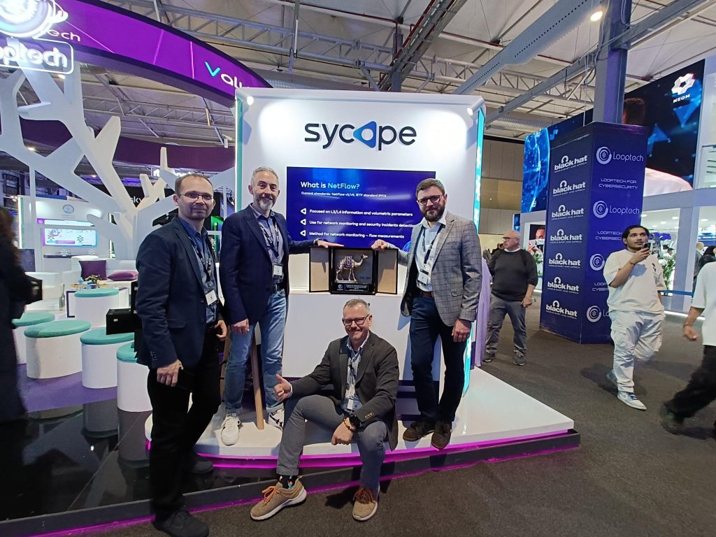 Sycope co.  pres at looptech booth 